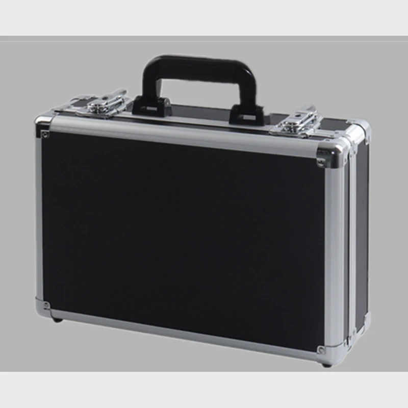 Aluminum Tool case suitcase toolbox business File box Impact resistant safety equipment camera bag with pre-cut foam 3