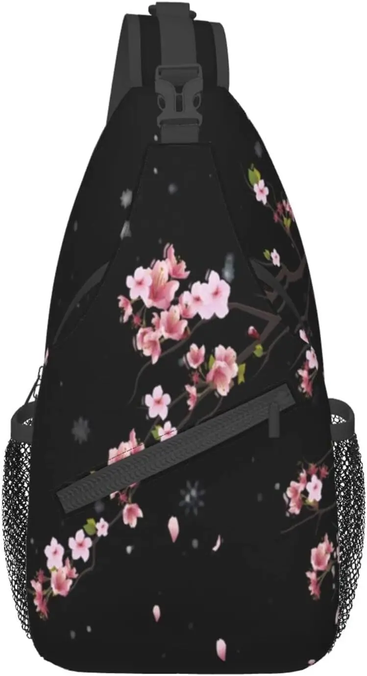 Cherry Blossom Sling Backpack - Stylish Crossbody Daypack