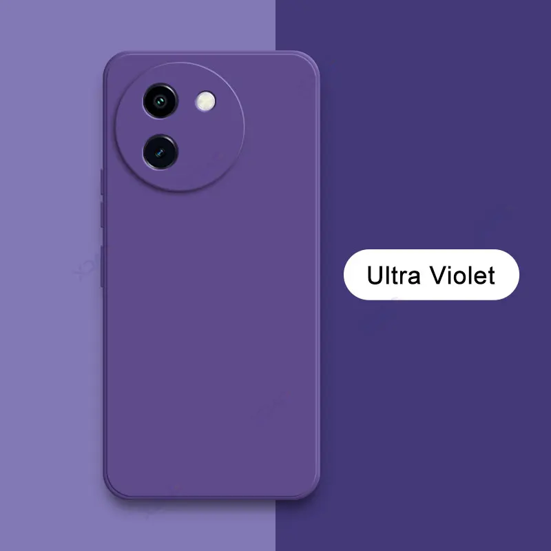 Enhanced Product Title: Premium Square Liquid Silicone Case - Luxury Full Protective Soft Cover