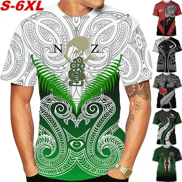 Novità Unisex 3D Stampato Moda Anzac Australia E Nuova Zelanda Maori Manaia Poppy Felce Per Non Dimenticare T-Shirt Uomo Donna
