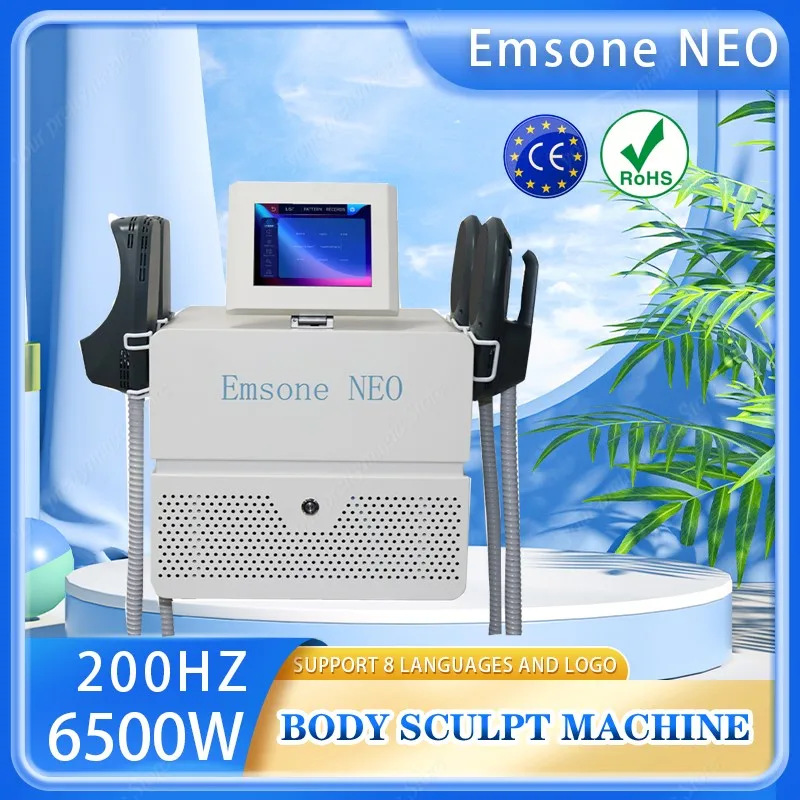 Emsone neo EMS 6500W Neo Hi-emt Muscle Sculpt Machine With 4 Handles 200HZ Pelvic Stimulation Pad Optional