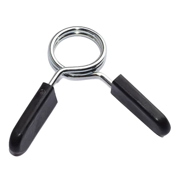 25/28/30mm Barbell Clamp Spring Collar Clip Gym Dumbbell Lock Standard Weight Lifting Kit Fitness Body Building Workout