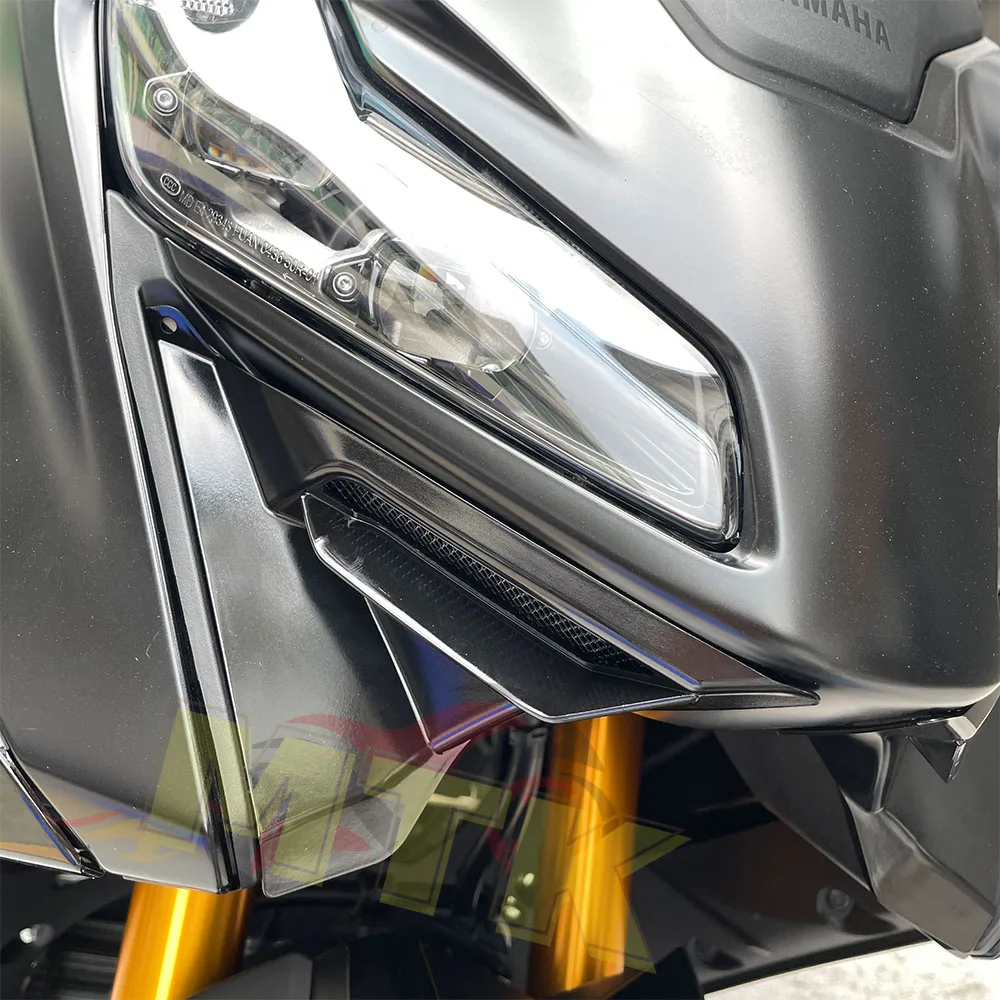 MTKRACING FOR YAMAHA TMAX 560 TMAX560 T-MAX560 t-max 560 tmax560 tmax 560 2022-2023 Motorcycle Black Epoxy Aluminum Grille