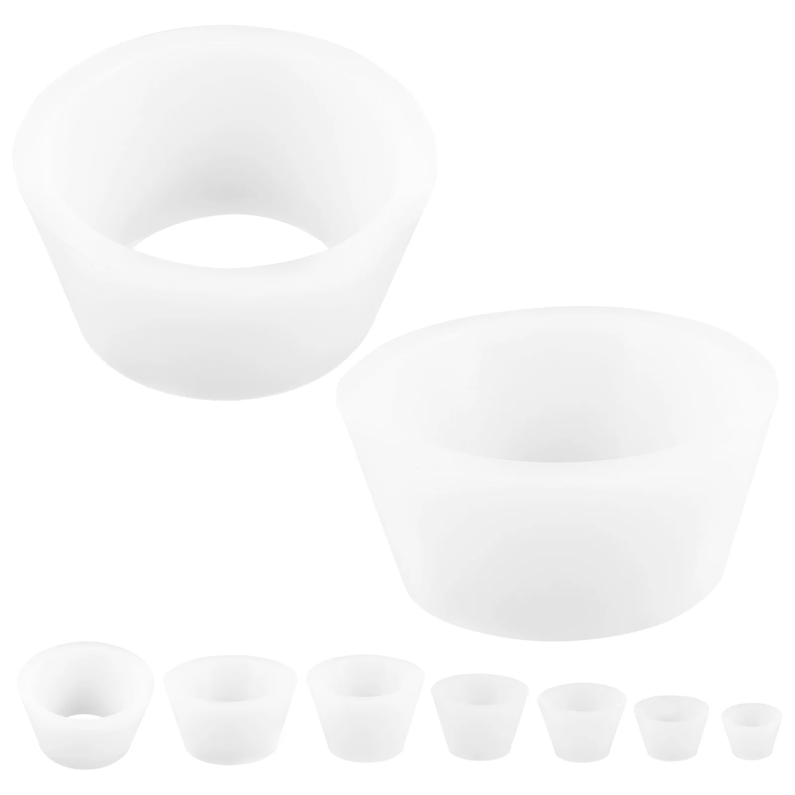 Buchner 깔때기 받침대 필터 부착 플라스크 테이퍼 칼라 어댑터 콘, 채반 실리카 젤, 9 개