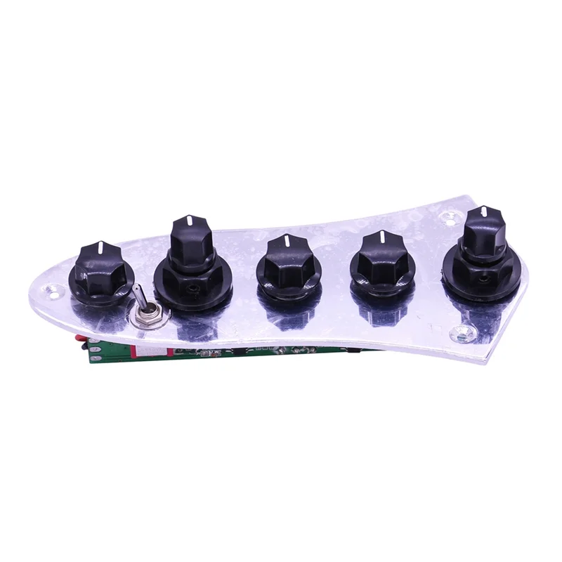 Guitar Accessories Guitar Neck Plates ABVE-5 Jazz JB Bass Loaded Wired Control Plate for 4/5 String Bass Guitar Parts