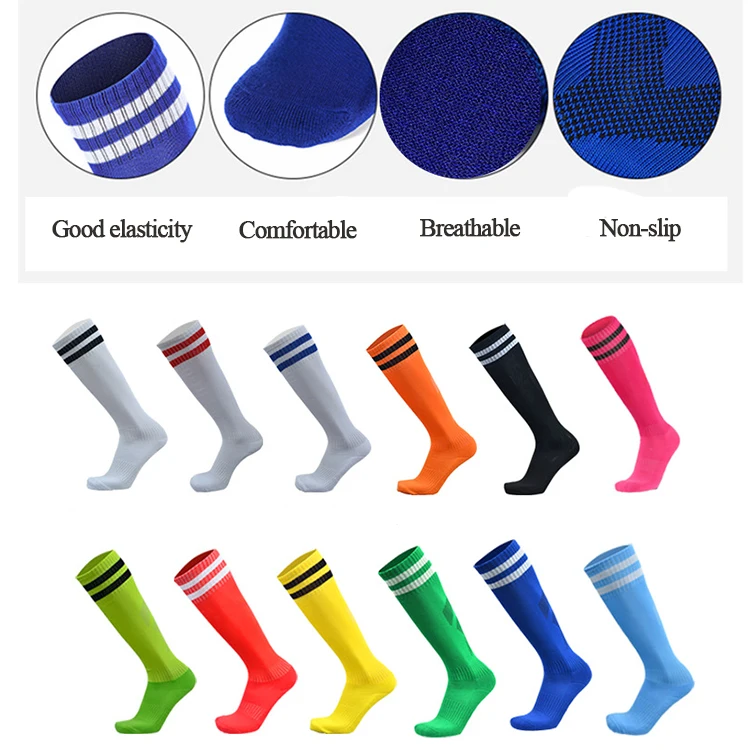 Football Socks High Quality Long Tube Knee Cotton Kids Legging Stockings Soccer Baseball Running Sport Adults Children Socks