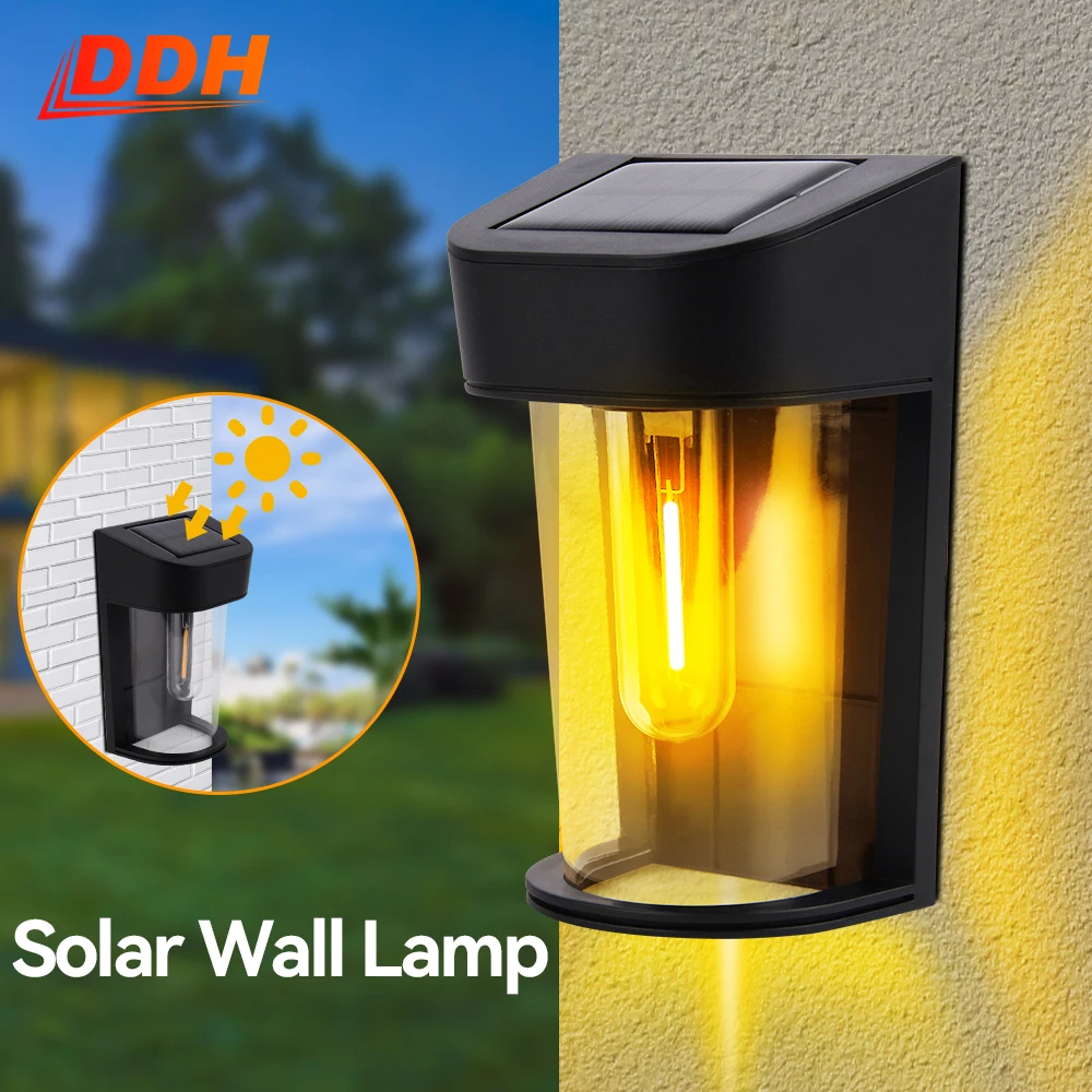 Solar Outdoor Light Garden Sunlight Wall Lamp Home Villa Balcony Wall Light Terrace Decorative Atmosphere Lights Energy