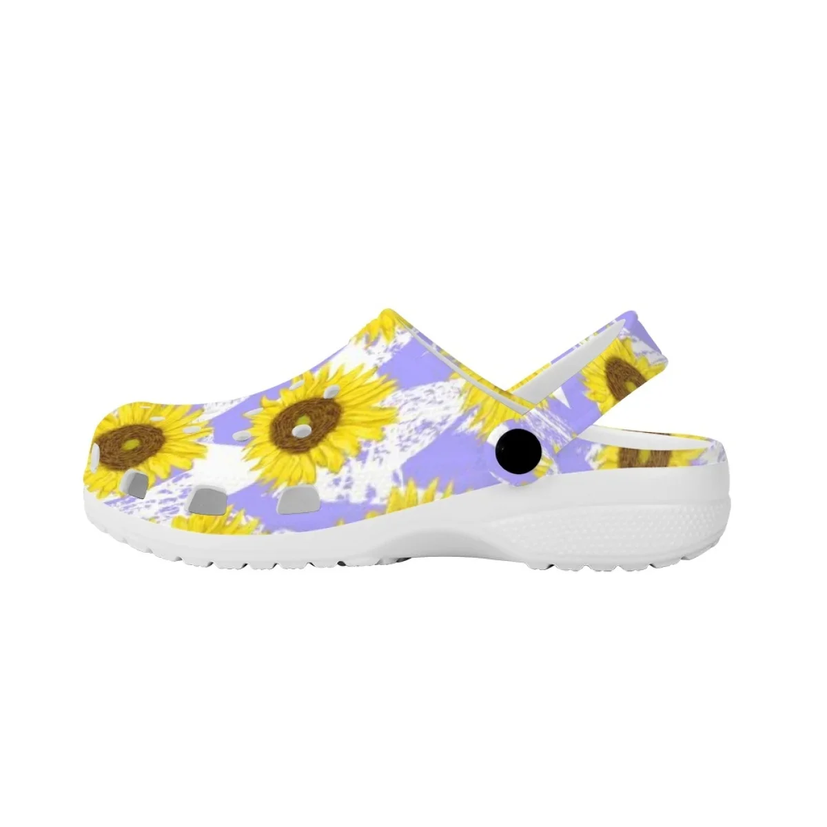Unisex Beach Sandals Fashion Sunflower Daisy Print Women's Non-slip Outdoor Slippers Breathable Female Casual Slides New