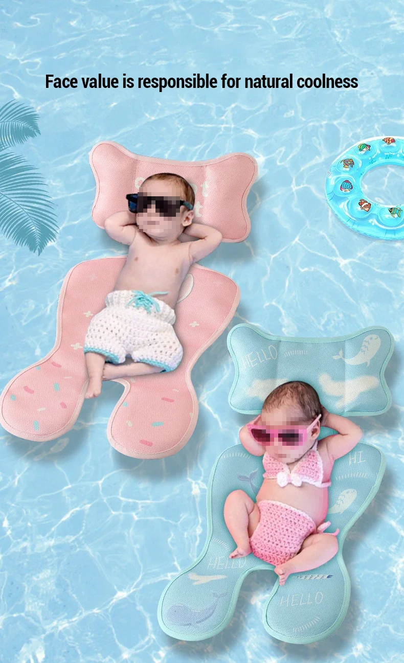 Description Picture 4 of itemSummer Stroller Cooling Pad 3D Air Mesh Breathable Mat Baby Trolley Seat Cushion Soft Mattress Stroller Pad Accessories 33X70CM