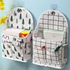 Large Capacity Cotton Linen Storage Bag Home Wall Mounted Organizer Hanging Bag Closet Toy Box Container Organizer Fabric Basket 1