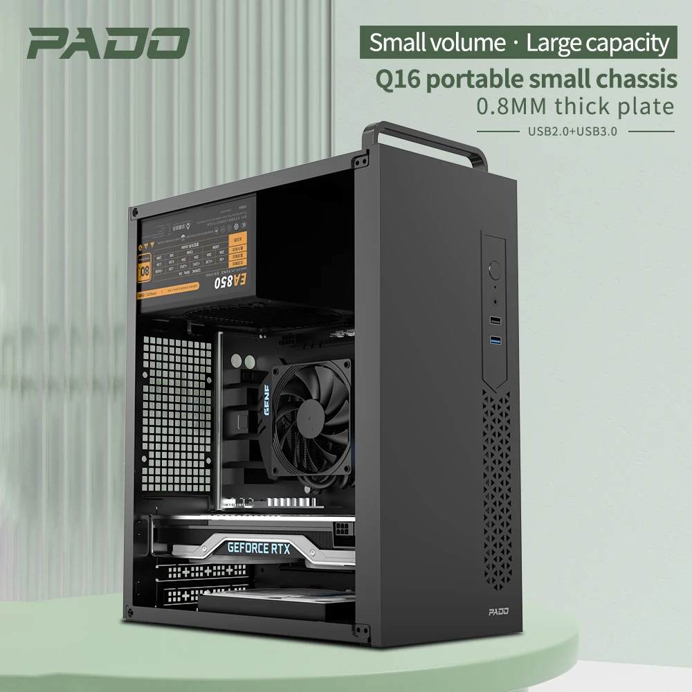 PC Case Business office Itx MATX Motherboard 0.8MM thick USB3.0