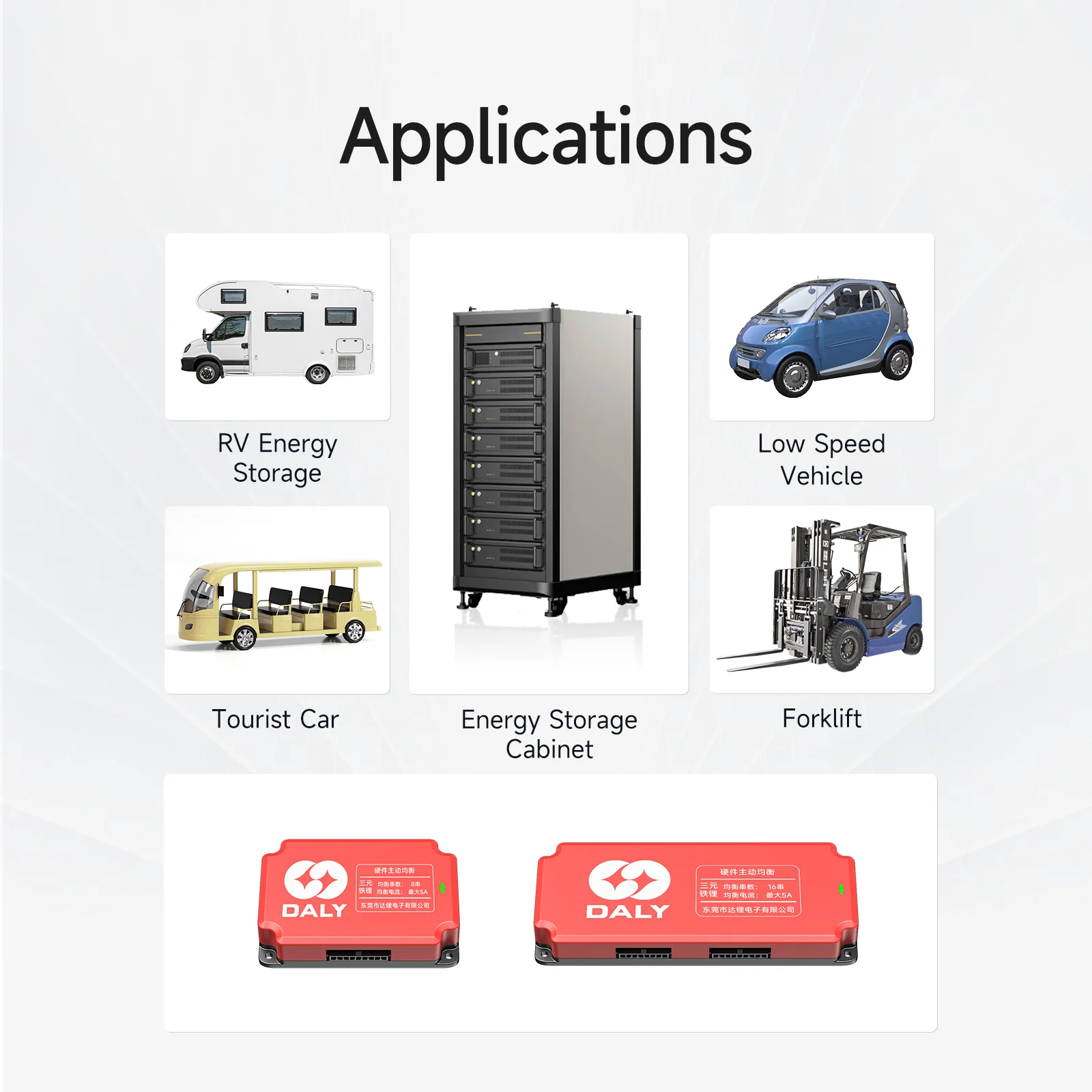 Daly Active Balancer 5A BMS 4S Lifepo4 Battery Equalizer 24V 8S 16S Balancing Board 18650 for Battery Packs 10S 12S 13S 14S 15S