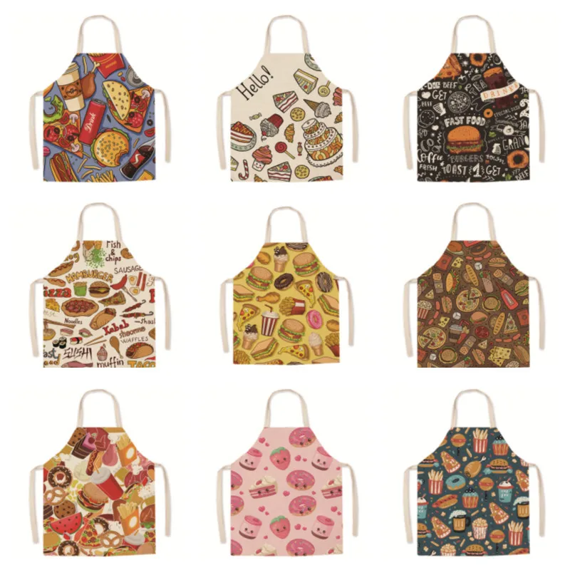 

Кухонный Фартук для уличного граффити, Аксессуары для выпечки, аксессуары для мужчин и женщин, инструменты для уборки дома
