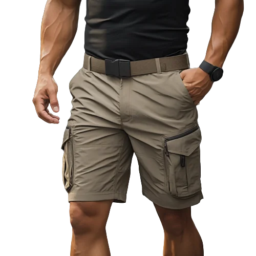 LightweightMensUrbanCityTacticalShortswithtightHiddenpocketsQuickDryBreathable