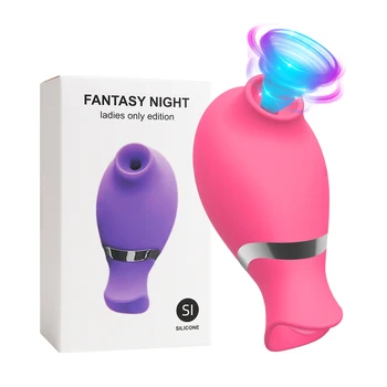 Sucking Licking Vibrator For Women Clitoris Stimulator Nipples Massage Sucker Tongue Masturbator Female Adult Sex Toys Products 6