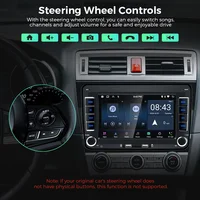 Автомагнитола 2 Din на Android 13, мультимедийный плеер с FM, GPS, Wi-Fi, Carplay, для VW, Volkswagen, Skoda, Octavia, golf 5, 6, touran, passat B6, polo — изображение 4