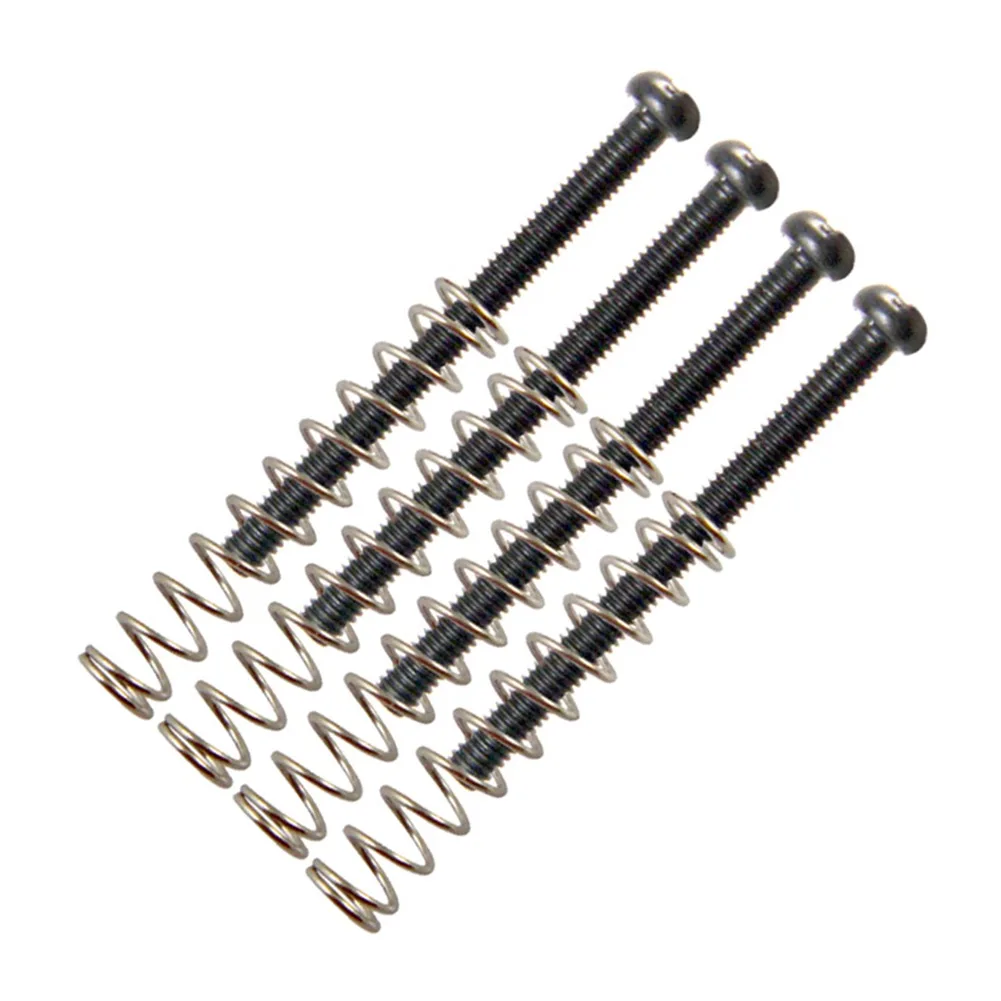 

4 Pcs Guitar Humbucker Pickup Screws And Springs M3*30MM In Chrome Black Or Gold Humbucker Metal Guitar Parts Accessories