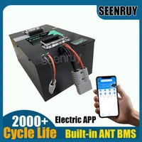 Li-ion 72V 120AH Lithium Battery with ANT BMS 100A 170A 230A 340A for Golf Cart Food Truck Forklift Sightseeing Vehicle Car 2