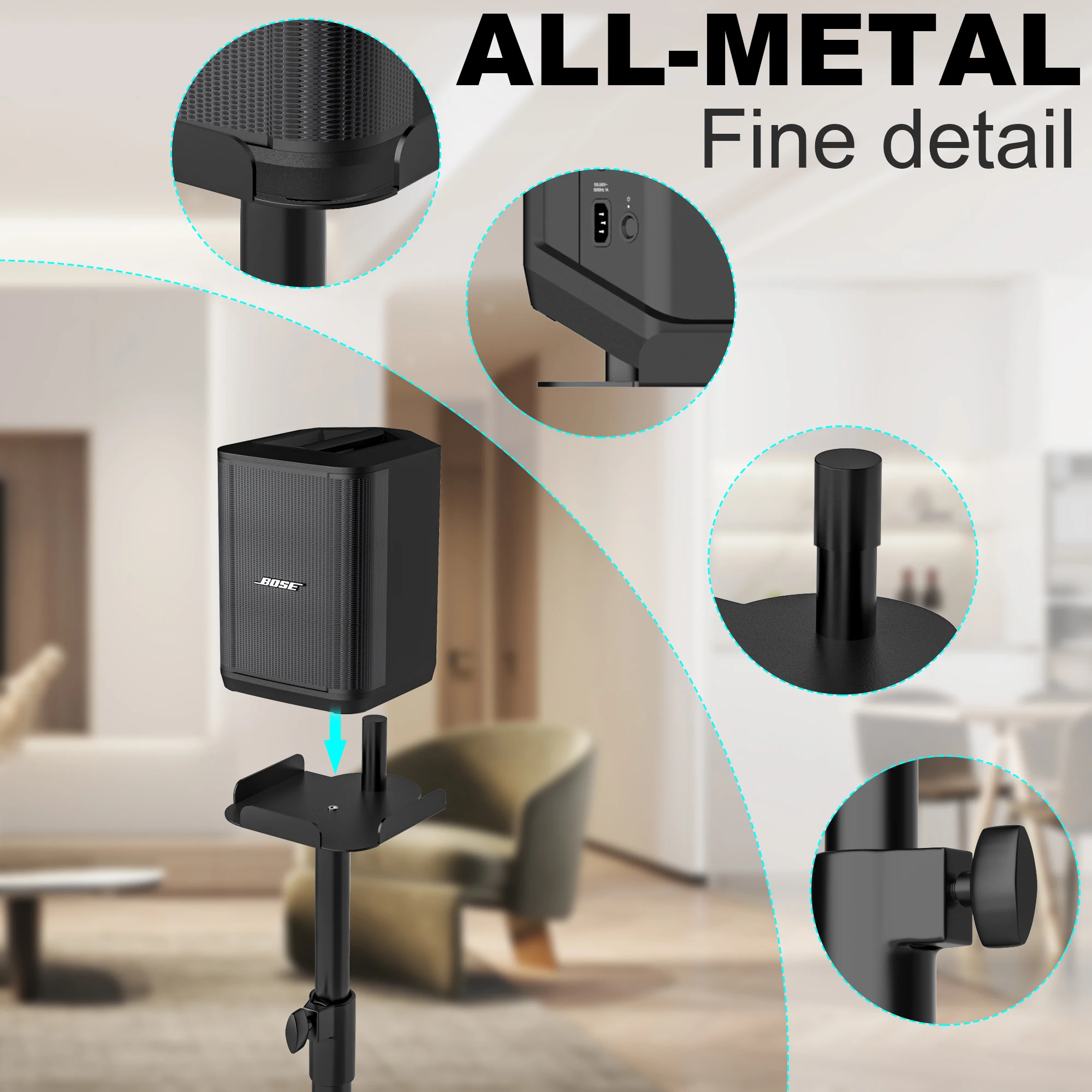 Floor standing speaker stand For Bose S1 Pro/Bose S1 Pro audio