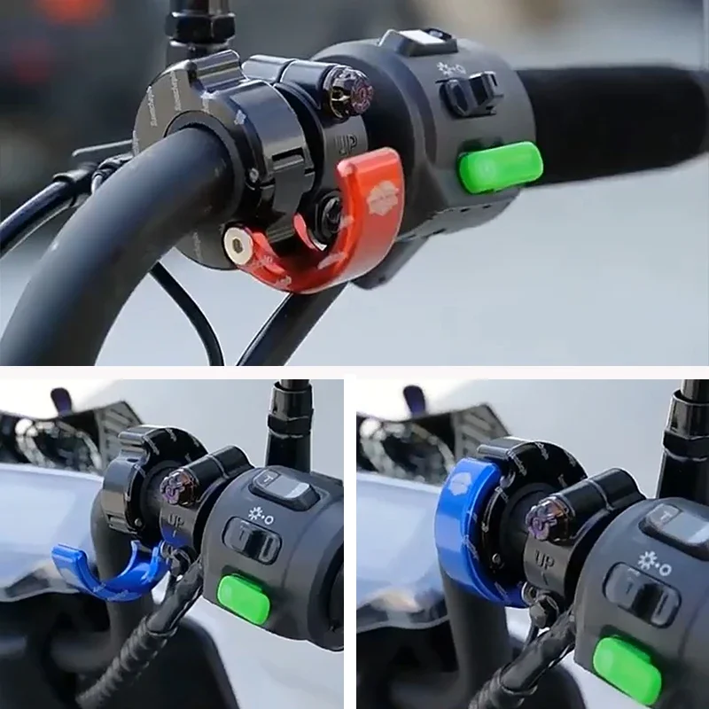 Motorcycle Helmet Holder Motorcycle 22mm helmet holder CNC Aluminum Luggage Bag Hook Holder Hanger Hooks Motorbike Scooter Helmet Bags Gadget Glove Hooks