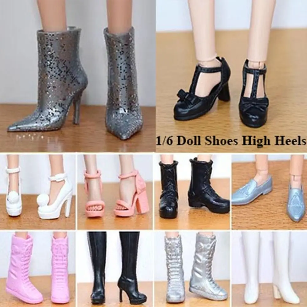 Quality16DollShoesHighHeelsSuperModel30cmFigureDollSandals