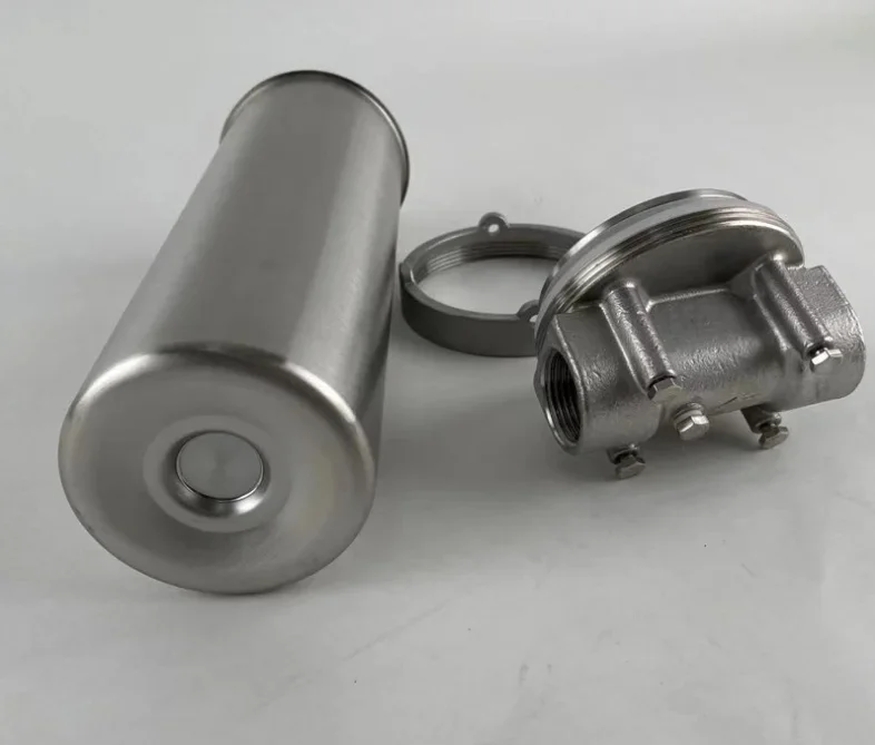 10 inches 304 Stainless steel hot water filter housing 1/2" 3/4" 1' for high temperature high flow
