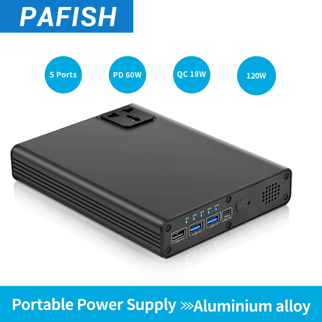 N8 129Wh/36000mAh 100W AC Outlet Portable Laptop Power Bank