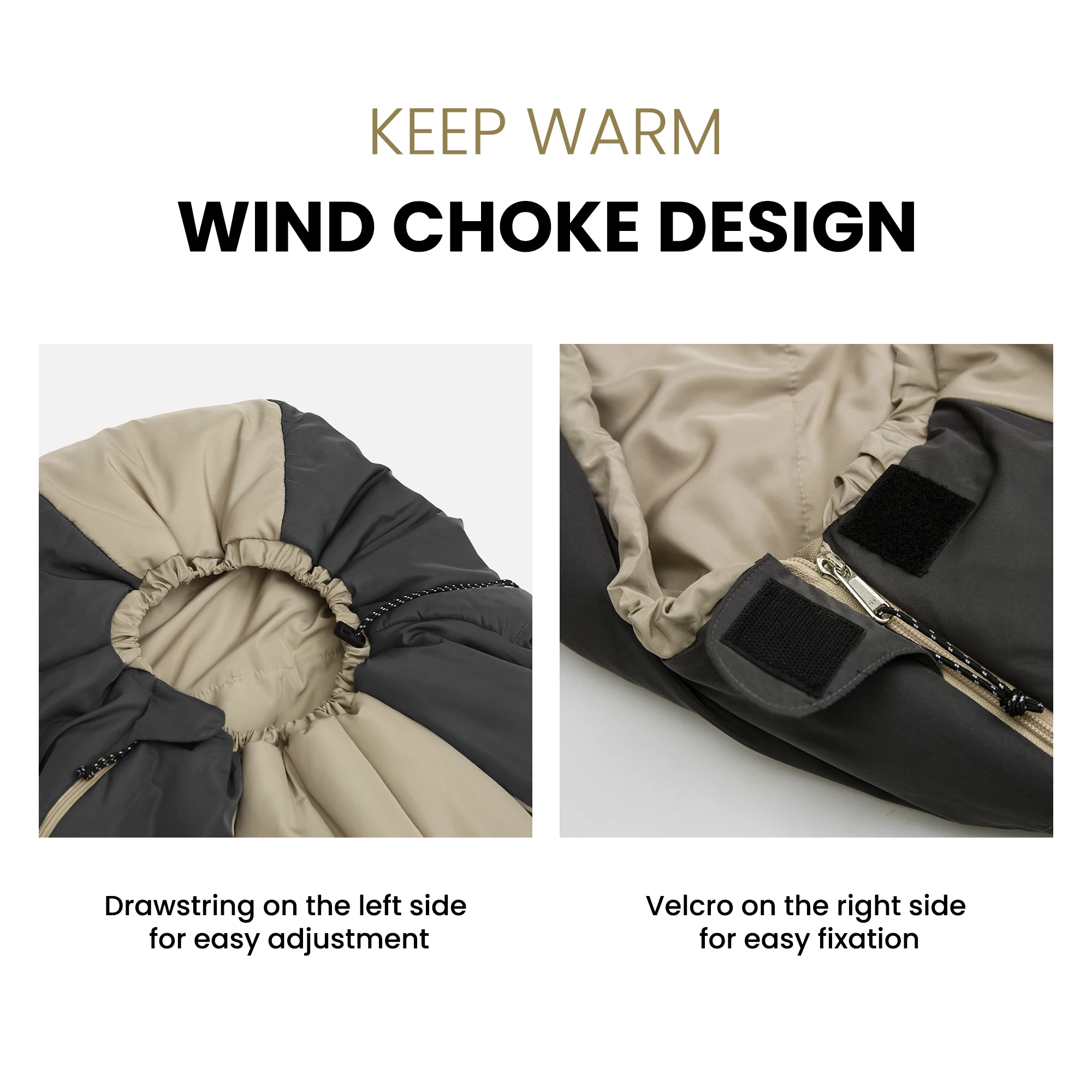 MOUNTAINTOP Adult Mummy Sleeping Bag Blanket Sleeping Bags Winter for Camping Hiking Travel Indoor