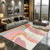 Pink Decoration Bedroom Carpet Modern Light Luxury Rugs for Living Room Soft Flannel Cloakroom Carpet Non-slip Coffee Tables Mat 3