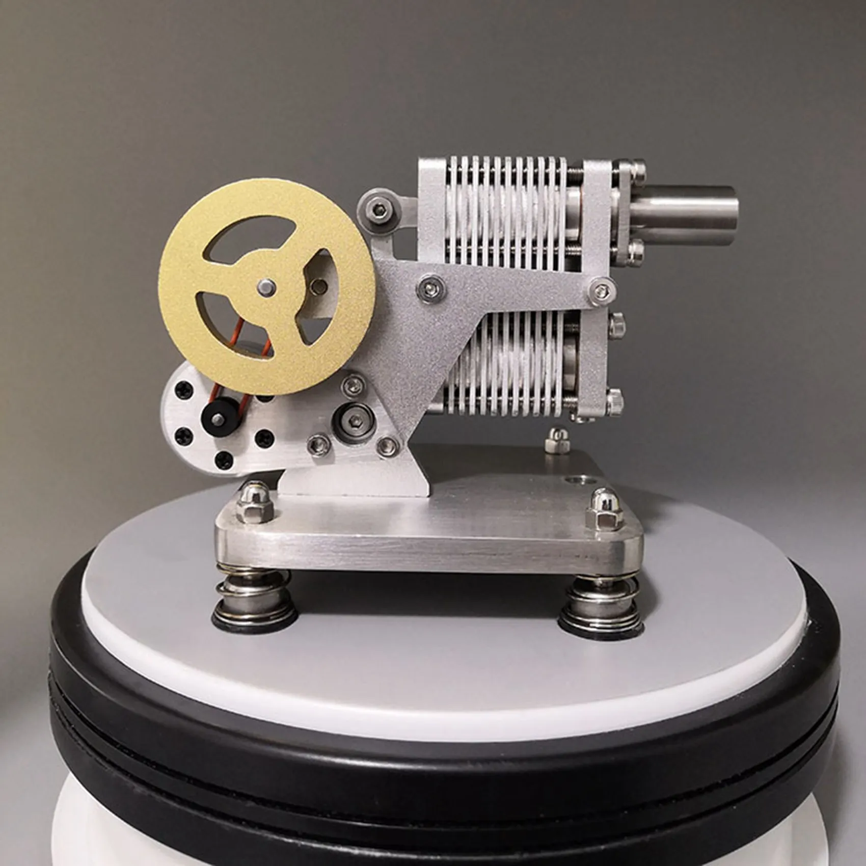 Full Metal Stirling Engine Model Mini Generator Model Physics Steam Science Educational Engine Kit Toy