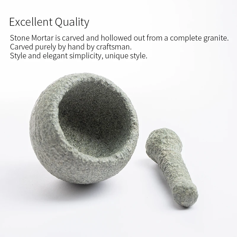 60mm Chinese Style Spice Mill Grinder Set Bowls Handheld Seasoning Mills Grinder Stone Mortar and Pestle Tools Set Miniatures 5