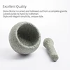 60mm Chinese Style Spice Mill Grinder Set Bowls Handheld Seasoning Mills Grinder Stone Mortar and Pestle Tools Set Miniatures 5