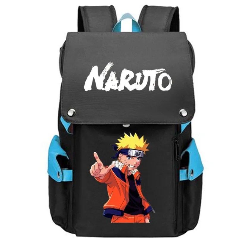 

Naruto Schoolbag Naruto Kakashi I Love Luo Left Rib Uchiha Itachi Primary and Secondary School Students Printed Backpack