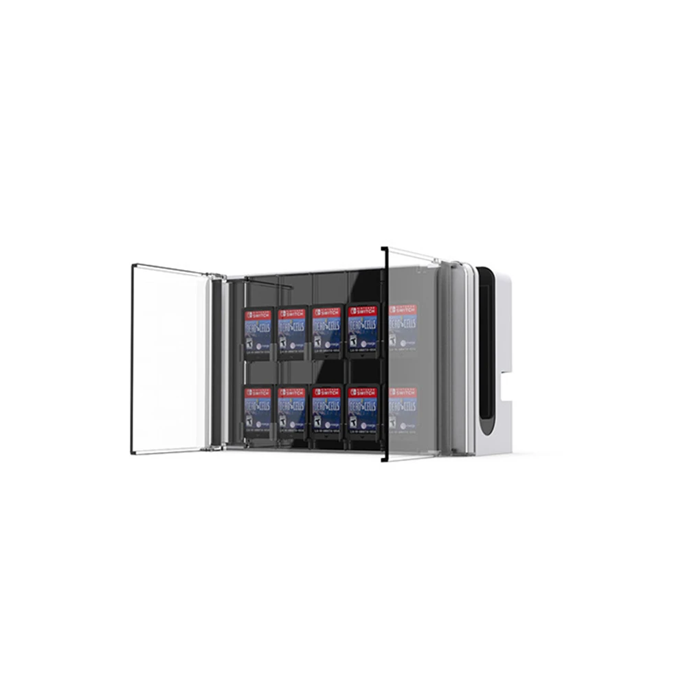 

Storage Box Game Cards Case For NS Switch OLED 10 in 1 Protective Case For NS Switch OLED Game Card Accessories