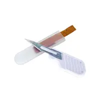 Mini Short Handle No.10/11/12/15 Scalpel Surgical Sharp Portable Knife Blades For Plant Repair DIY Carving Unpacking Tool 4