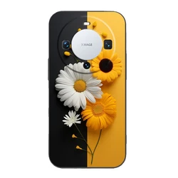 Sunflower Design Silicone Phone Case Cover - Durable TPU Protective Shell for Huawei P40 Lite (A1)