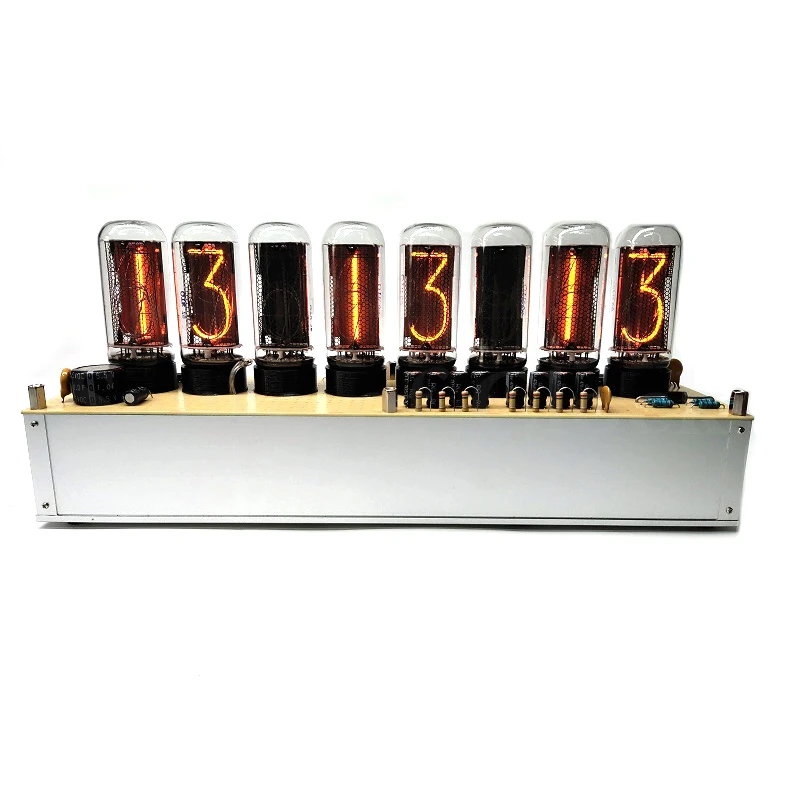 IN18 Glow Digital Tube Clock World line Rate Change Detector Steins Gate Bluetooth Control Animation Prototype Model 4