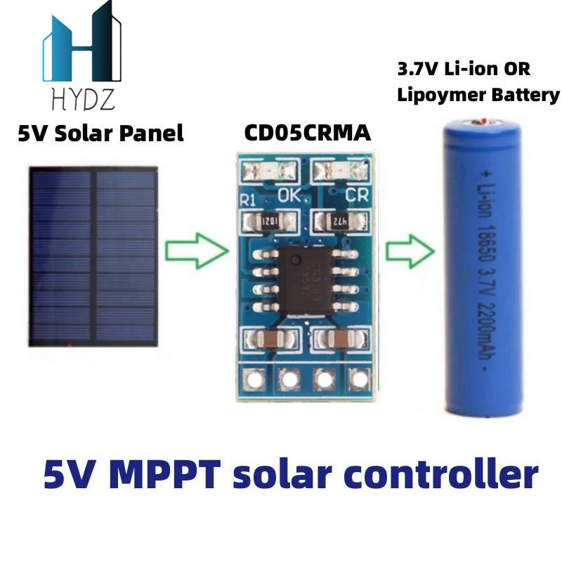 Enhanced Solar Charge Controller for Lithium Battery Charging Module