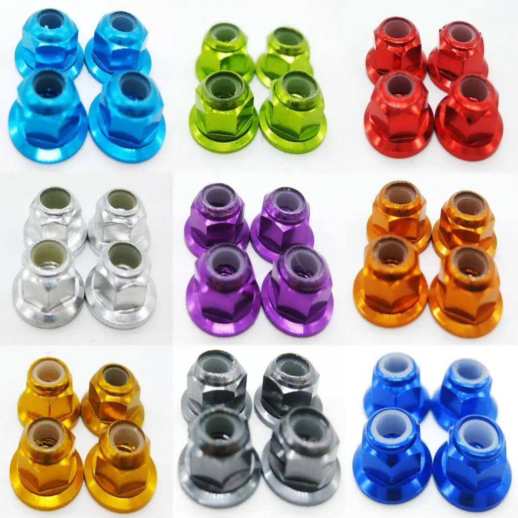 

1/10 нержавеющая и прочная гайка из алюминиевого сплава для автомобиля WLtoys K949 10428 RC, запчасти для автомобиля