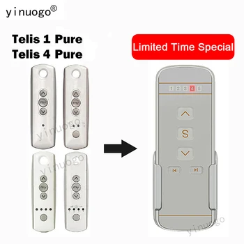 Telis 4 Pure 1 Pure 원격 제어 송신기 제어 커튼 1810633 1810632 1810632A 1810631 433MHz TELIS 4 PURE