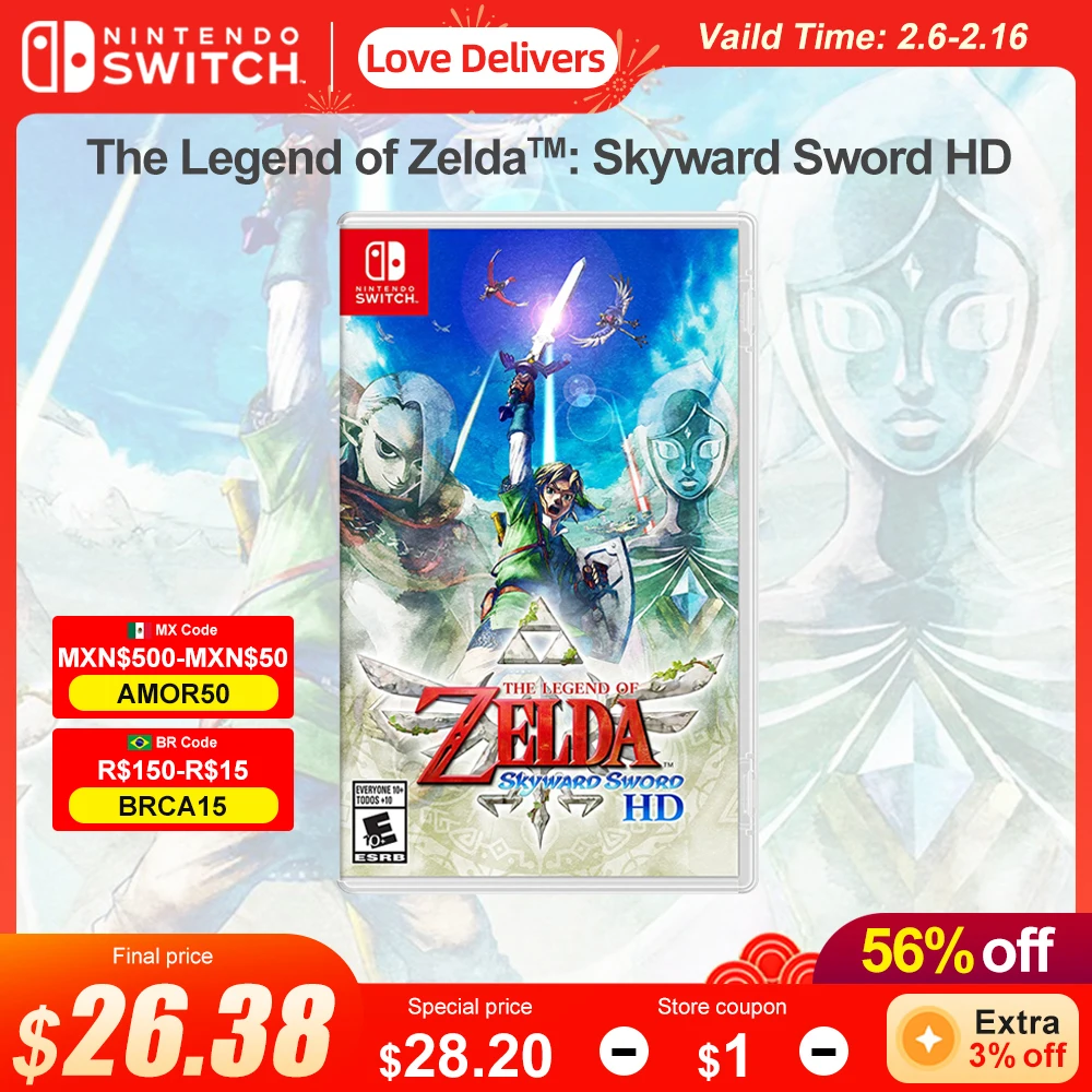 The Legend Of Zelda Skyward Sword Hd Nintendo Switch Game Deals 100% Scheda Di Gioco Fisica Originale Ufficiale Per Switch Oled Lite