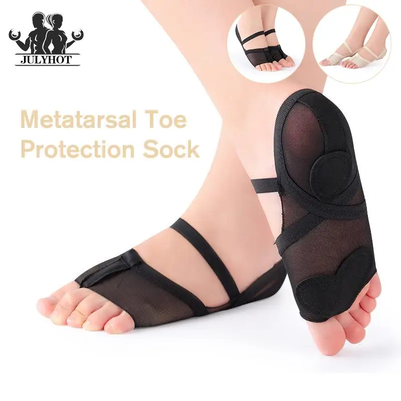 

Fitness Gymnastics Shoes Breathable Toe Protection Sock For Belly Ballet Latin Dance Yoga Anti-Slip Comfortable Forefoot Pads