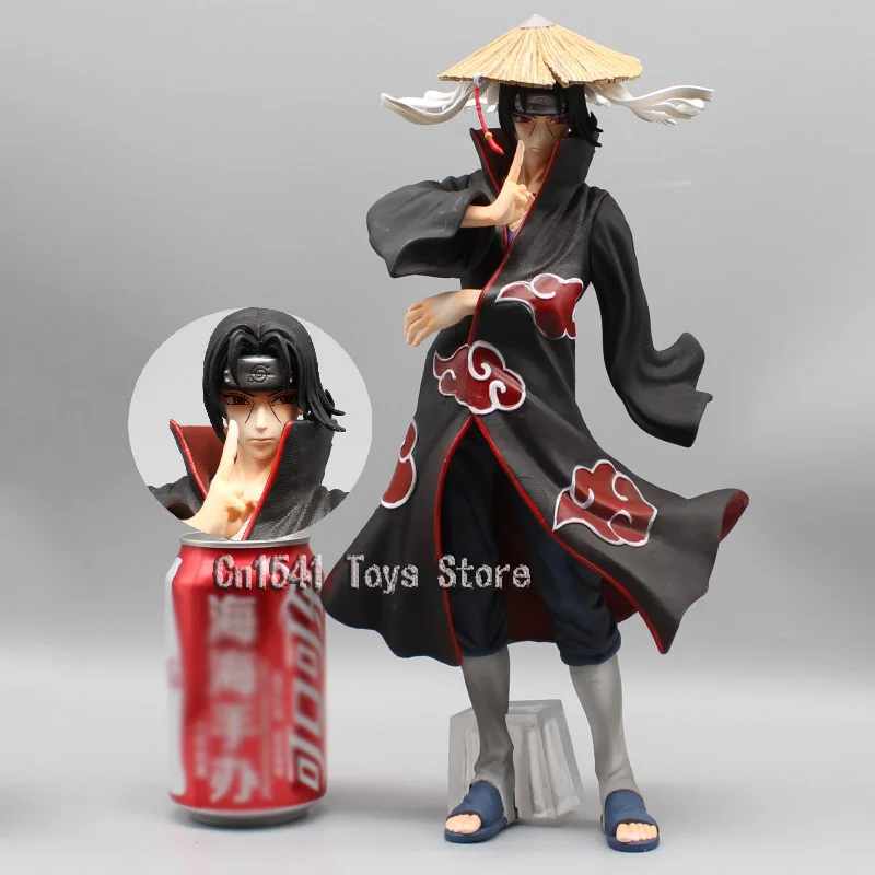 

33cm Anime GK Itachi Akatsuki Figure Naruto Toys Shippuden Figures Uchiha Itachi Figurine PVC Collection Model Decoration Gift