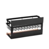 Magnetic Spice Rack for Refrigerator with Hook Paper Towel Holder Rustproof Spice Jars Rack Multi Use Refrigerator Side Shelf 5