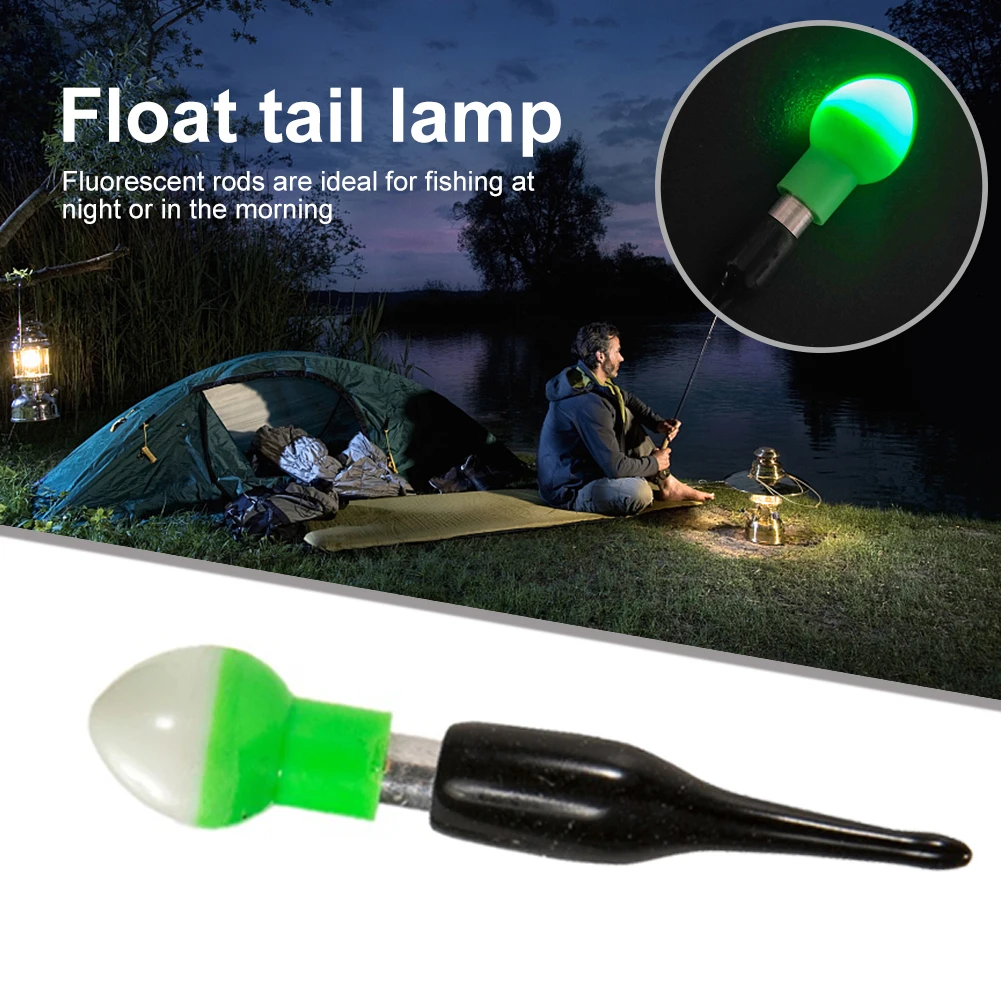 2-20pcs Fishing Floating Tail Lights Solid Multi-Color Electronic Fishing  Float CR311 Battery Floating Tackle Fishing Equipment