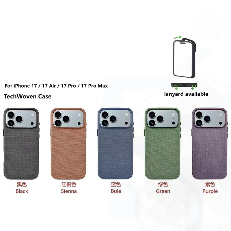 For Magsafe Techwoven Case For iPhone 17 Pro Max 17 Air Macsafe Magnetic Wireless Charging Shockproof No Camera Control Button S153c0cb1e7aa45ca9acc2f255a67f67cy