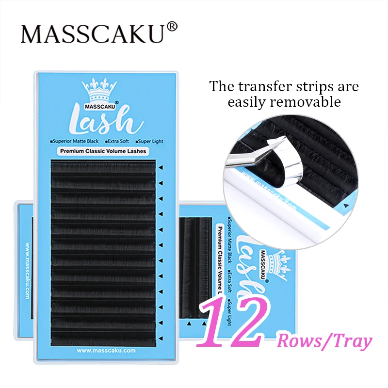 

Free sample matte soft c/d curl natural false individual eyelashes 0.03-0.25 thickness soft russian volume eyelash extensions