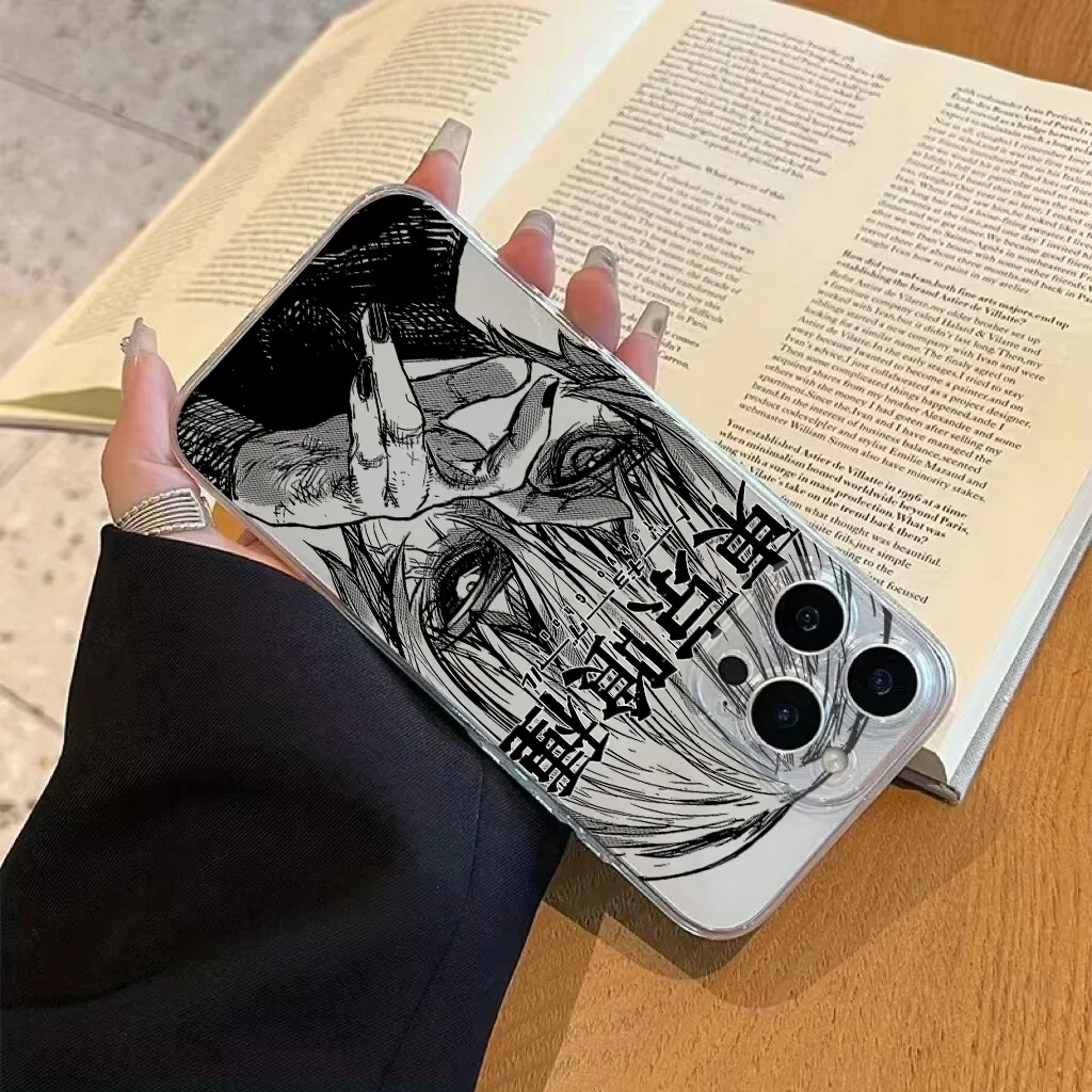 Transparent Soft Back Phone Case Featuring Cool Tokyo Ghoul Anime Design