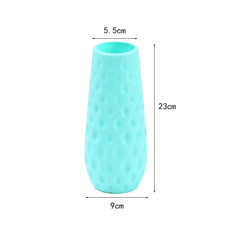 Modern Nordic Plastic Flower Vase, Pink, Blue, White Pot, Basket, Home, Living Room Decoration, Ornament, Arrangement 6