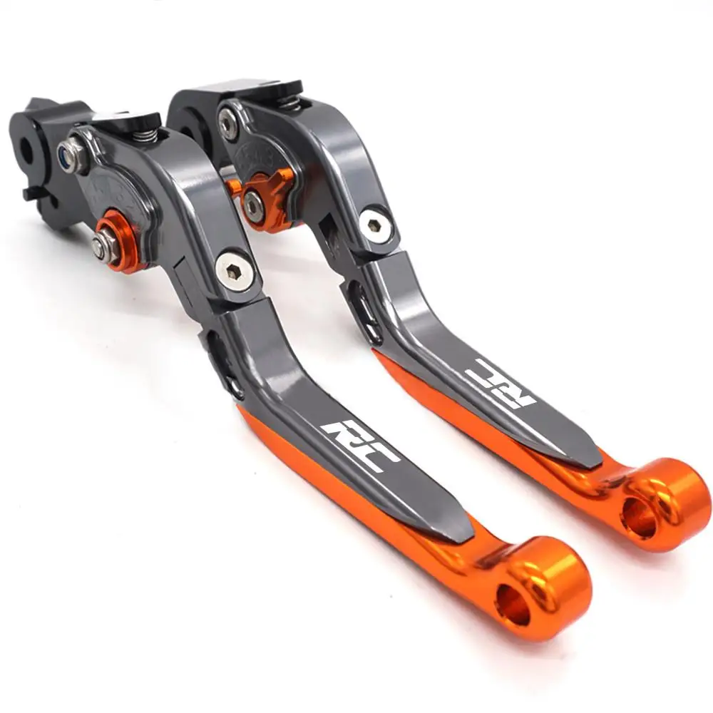 

Motorcycle CNC Adjustable Foldable Extendable Brake Clutch Levers Handle For RC390 2013-2023 RC200 2014-2018 200 RC125 2014-2023